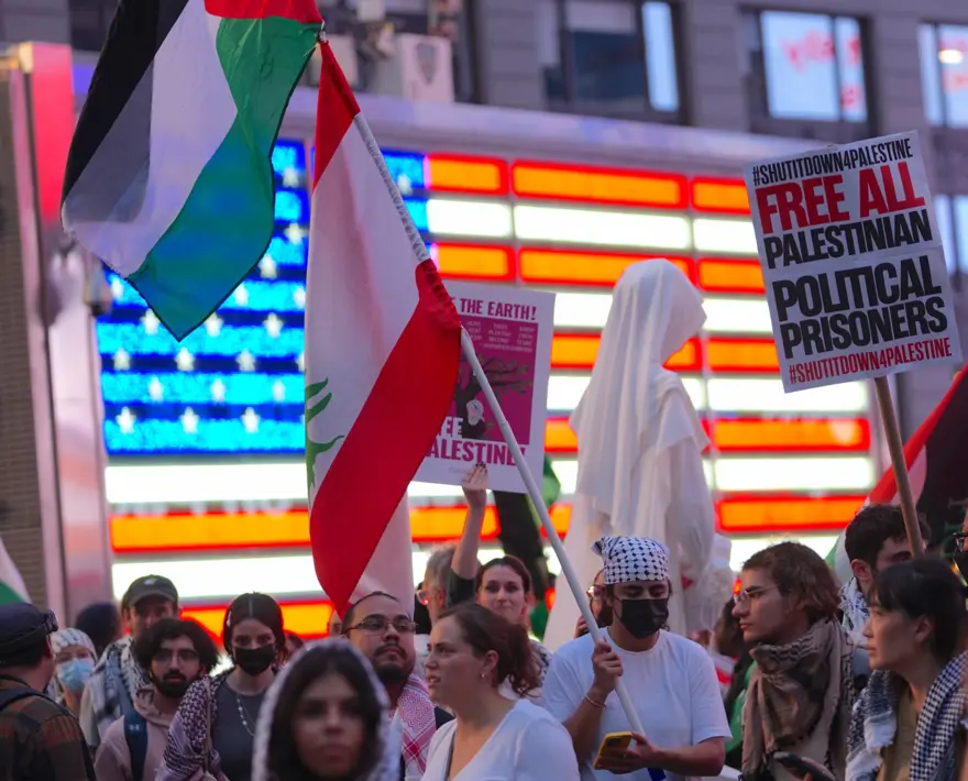 New York sokaklarına Netanyahu karşıtı protesto damga vurdu 8