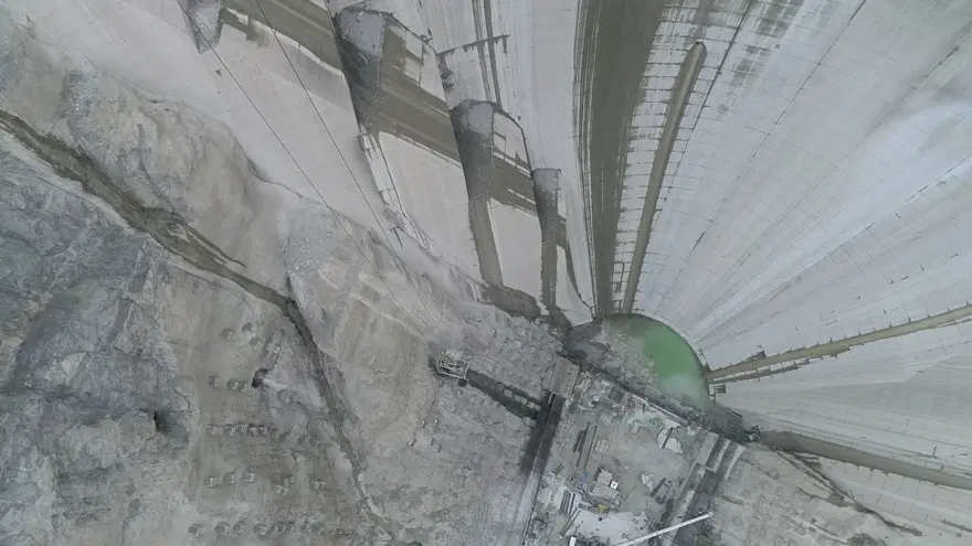 Yusufeli Barajı'nda son 16 metre 8 Yusufeli Barajı'nda son 16 metre 8