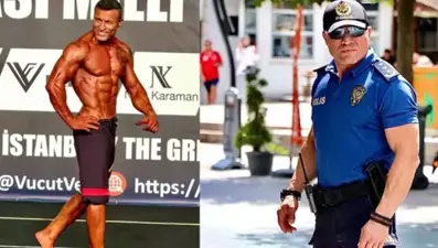 Bolu İl Emniyet Müdür Yardımcısı Türker Uygur, fitness şampiyonasında 3’üncü oldu