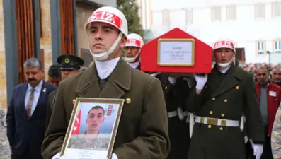 Adıyaman'da şehide acı veda