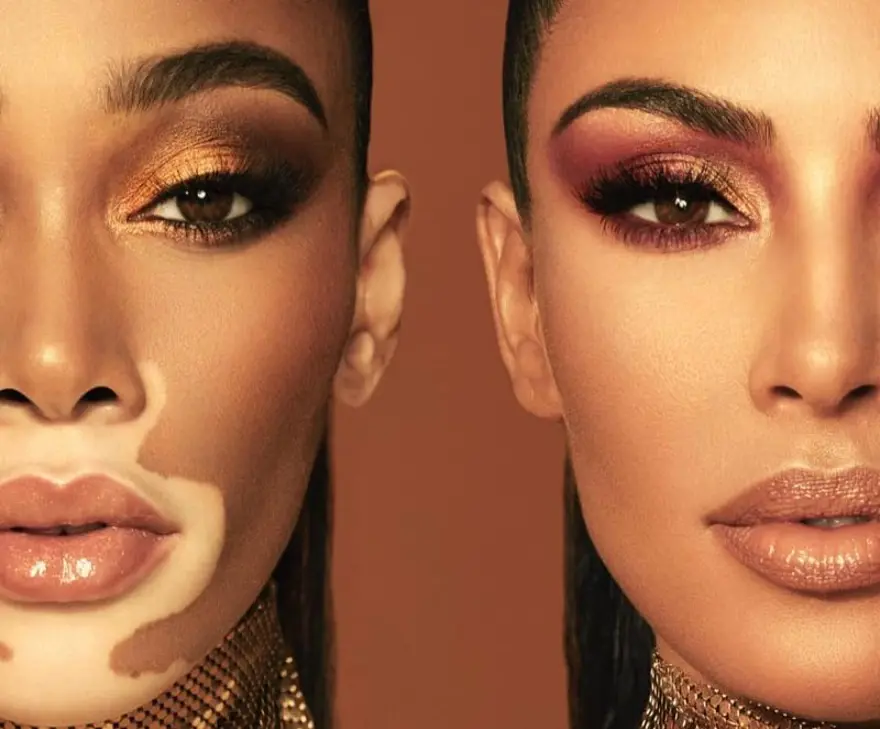 Kim Kardashian ile Winnie Harlow’dan reklam işbirliği 3