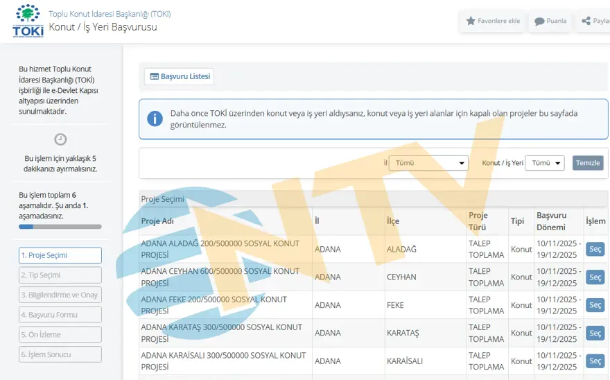 TOKİ 500 bin sosyal konut kampanyasında ikinci gün. Başvurular devam ediyor 3