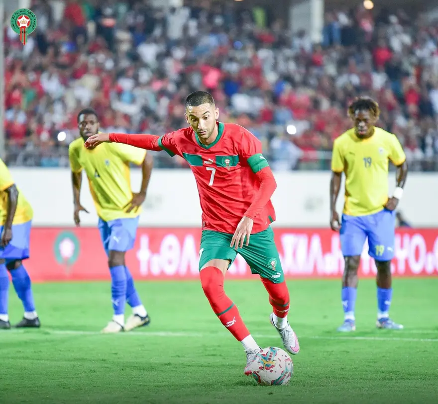 Hakim Ziyech ve Sofyan Amrabat'lı Fas'tan farklı galibiyet: Ziyech 2 golle yıldızlaştı! 1