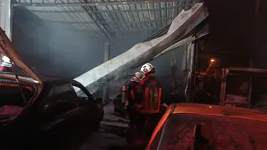 Eşiyle tartışan esnaf, iş yerini ateşe verdi