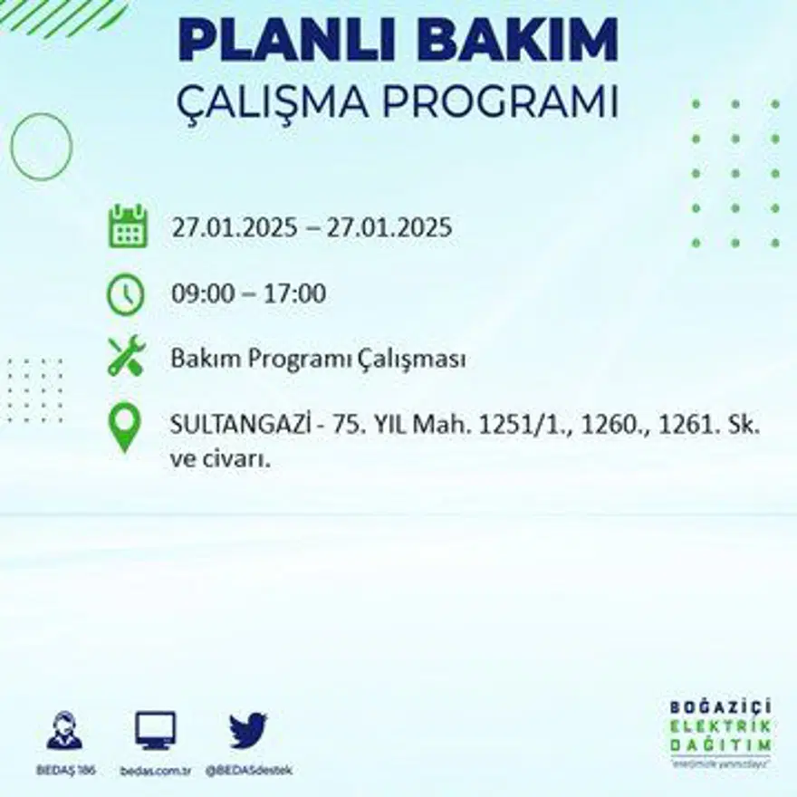 İstanbul'un birçok ilçesinde elektrik kesintisi: Avcılar'da elektrikler ne zaman gelecek? BEDAŞ kesinti programı 40