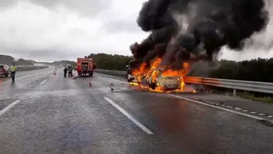 Kuzey Marmara Otoyolu’nda zincirleme kaza: 4 yaralı