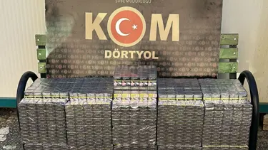 Dörtyol’da kaçak sigara operasyonu