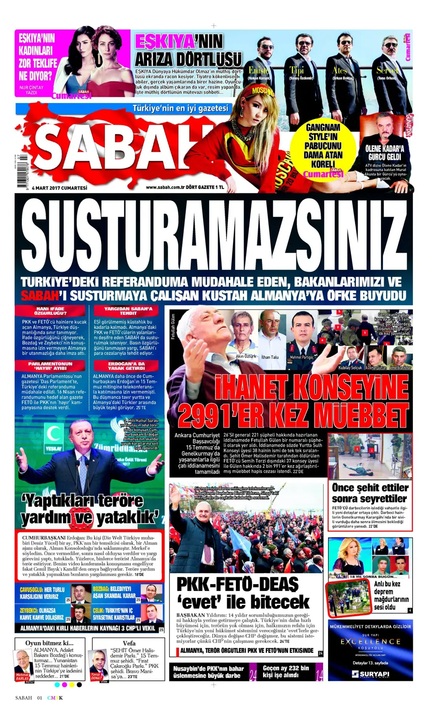 Günün gazete manşetleri - 04.03.2017 7