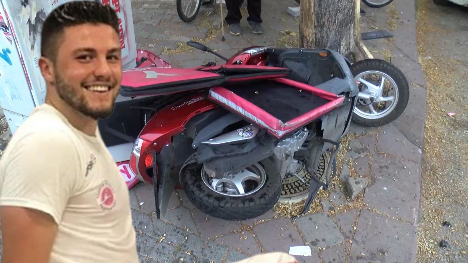 Kick boks antrenörü motokurye kaza kurbanı