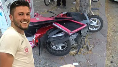 Kick boks antrenörü motokurye kaza kurbanı