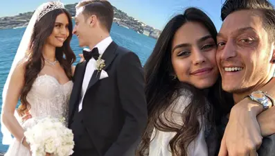 Amine Gülşe-Mesut Özil çiftinden evlilik yıl dönümü kutlaması