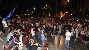 Gürcistan'da başbakan adayına protesto