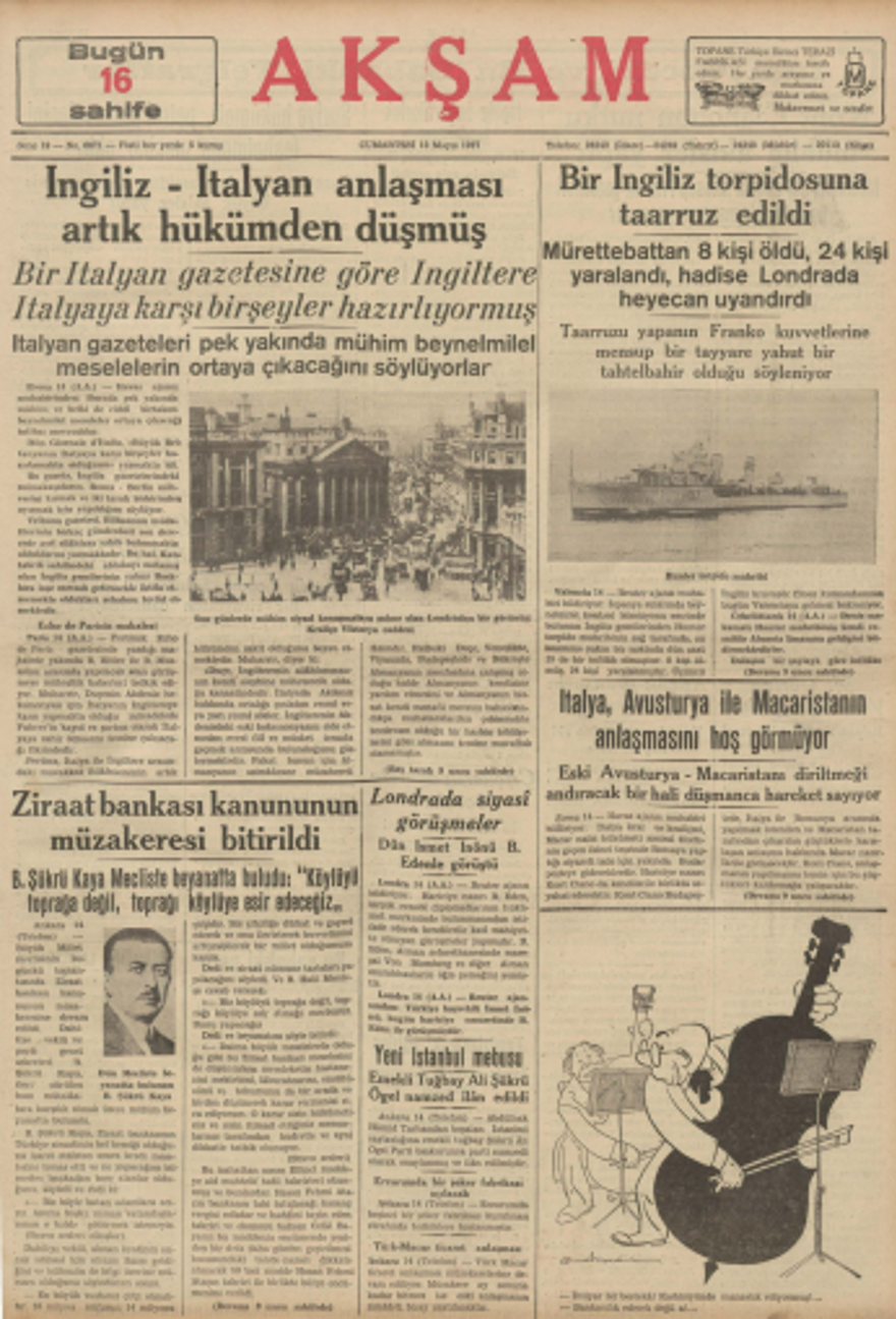 Tarihte bugünün gazete manşetleri (15 Mayıs) 29