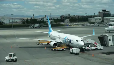 Ankara'dan Şam'a ilk uçuş gerçekleşti