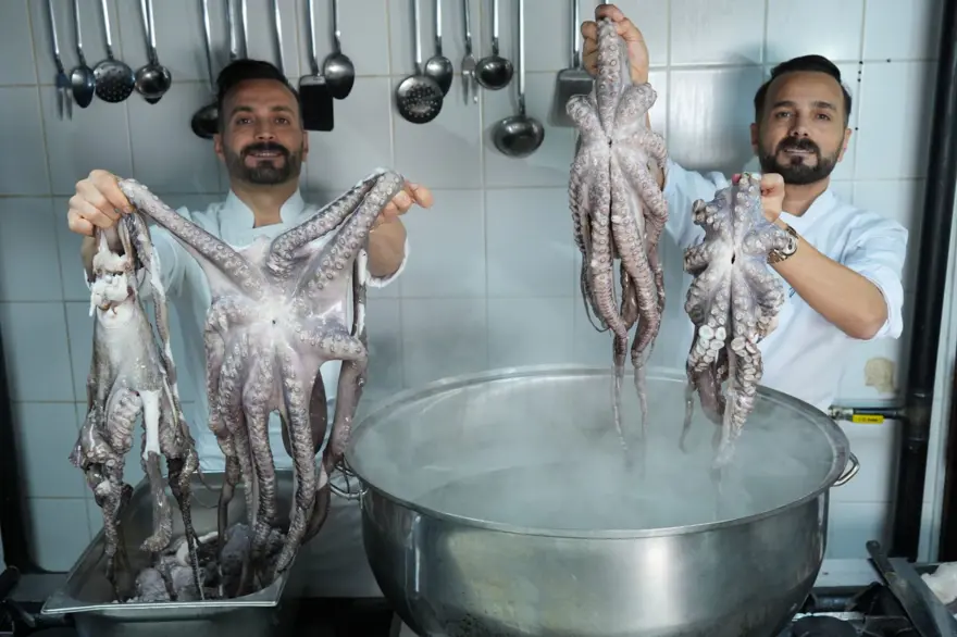 Balık dönerin ardından ahtapot döner! 4