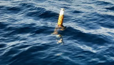 Zonguldak açıklarında füze motoru bulundu