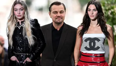 Leonardo DiCaprio’nun eski ve yeni aşkı Paris Moda Haftası’nda pişti oldu