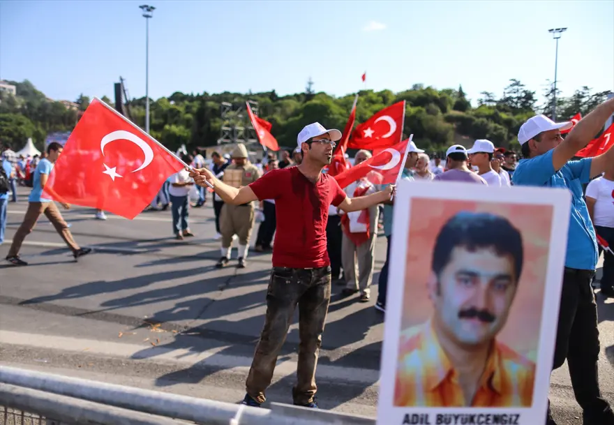 Köprüde Milli Birlik Yürüyüşü 11 Köprüde Milli Birlik Yürüyüşü 11