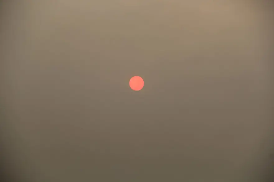 İzmir'de bulanık gökyüzü korkuttu 10