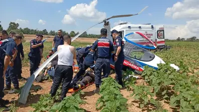 Adana'da cayrokopter sert iniş yaptı: Yaralılar var