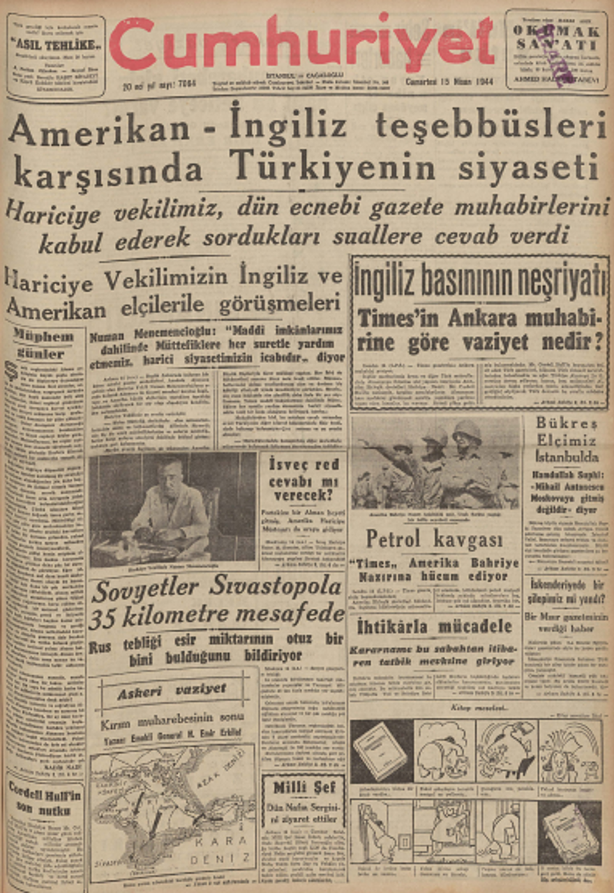 Tarihte bugünün gazete manşetleri (15 Mayıs) 25