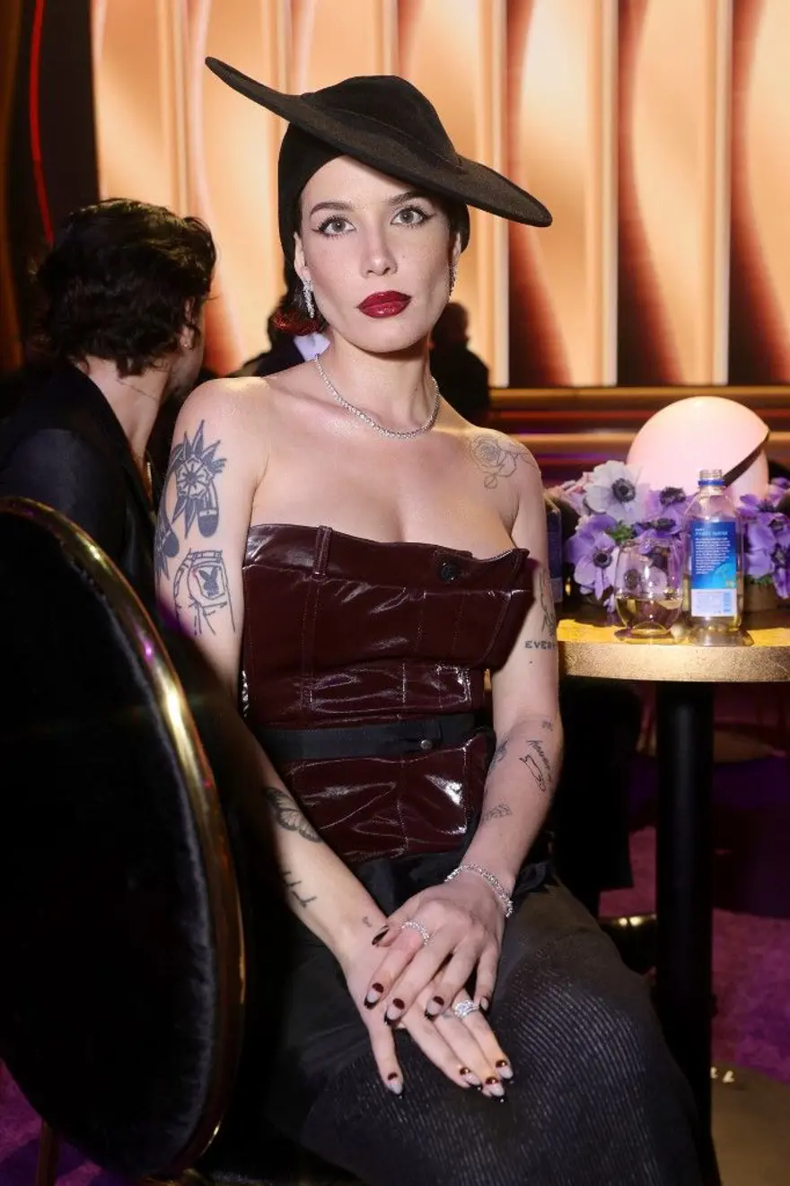 Yeni ameliyat olan Halsey Grammy Ödülleri'ni erken terk etti 2