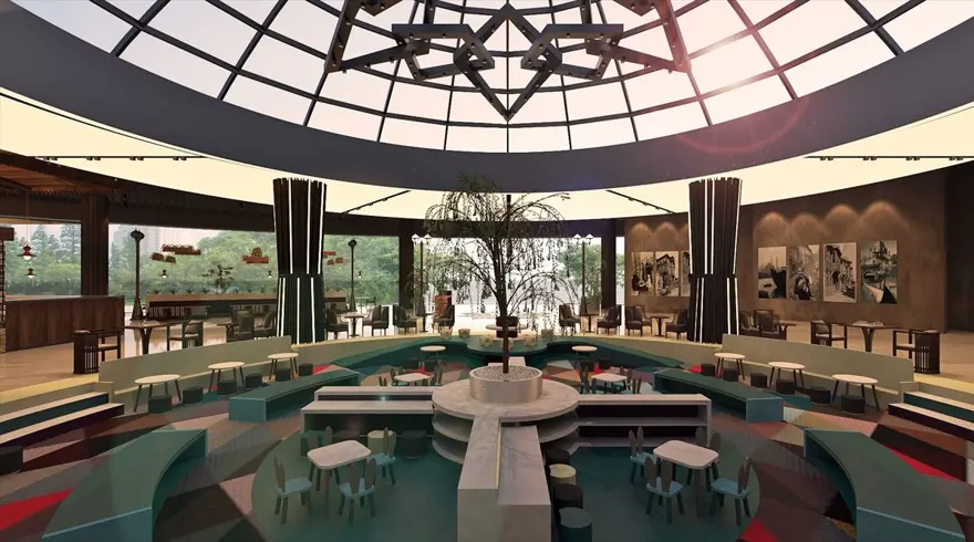 Tamamlandığında İstanbul'un en büyük millet kıraathanesi olacak Tamamlandığında İstanbul'un en büyük millet kıraathanesi olacak