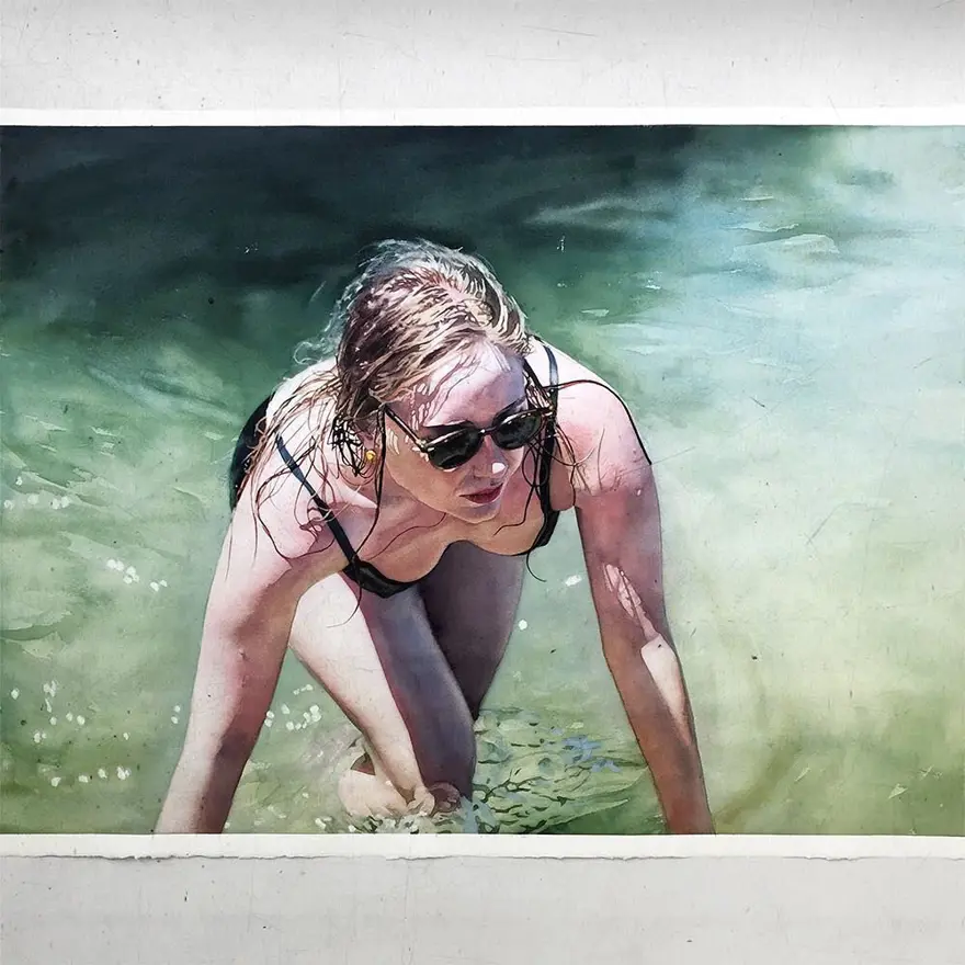 Gerçek gibi görünen sulu boya resimler 20