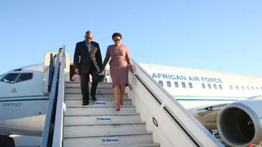 Güney Afrika Devlet Başkanı Zuma, Antalya'ya geldi