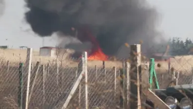 Silivri'de yanan konteynerde ceset bulundu