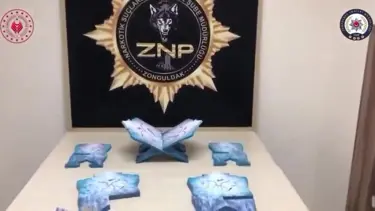 Zonguldak'ta operasyon: Rahlede 14 kilo uyuşturucu ortaya çıktı