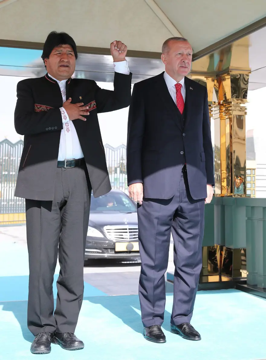 Bolivya lideri Morales Ankara'da 18
