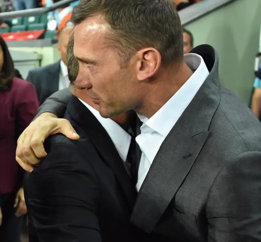 Fatih Terim ile Shevchenko hasret giderdi 1 Fatih Terim ile Shevchenko hasret giderdi 1