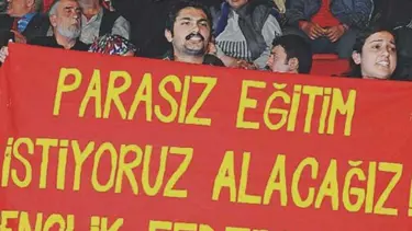 Pankart açan öğrenciye 2. tutuklama