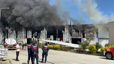 Çerkezköy'de fabrika yangını kontrol altına alındı