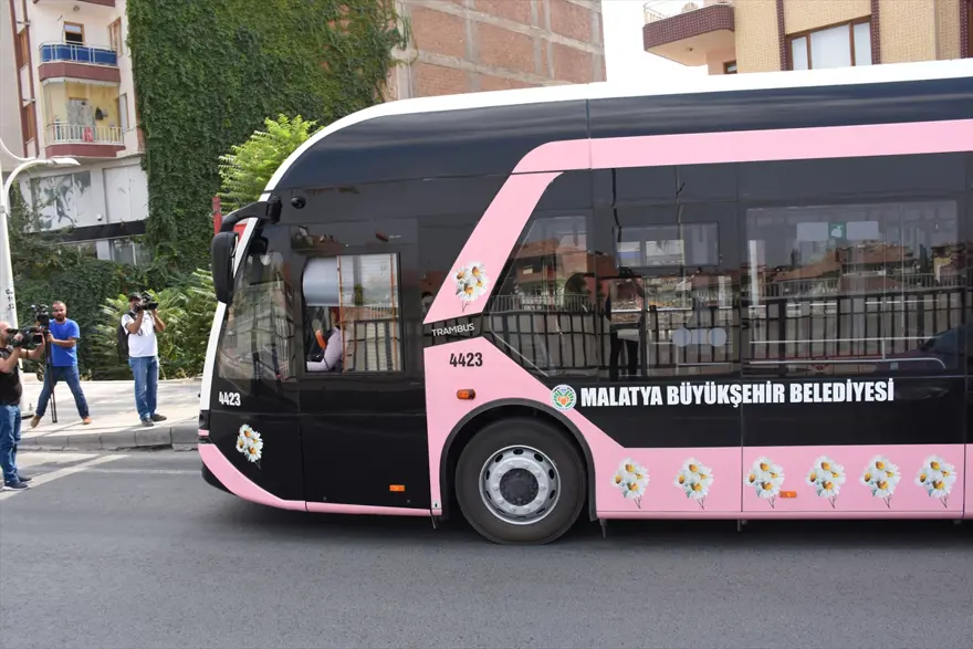 Malatya'da "pembe trambüs" uygulaması başladı 7