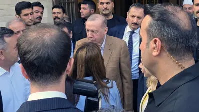 Cumhurbaşkanı Erdoğan, bayram namazını Marmaris'te kıldı