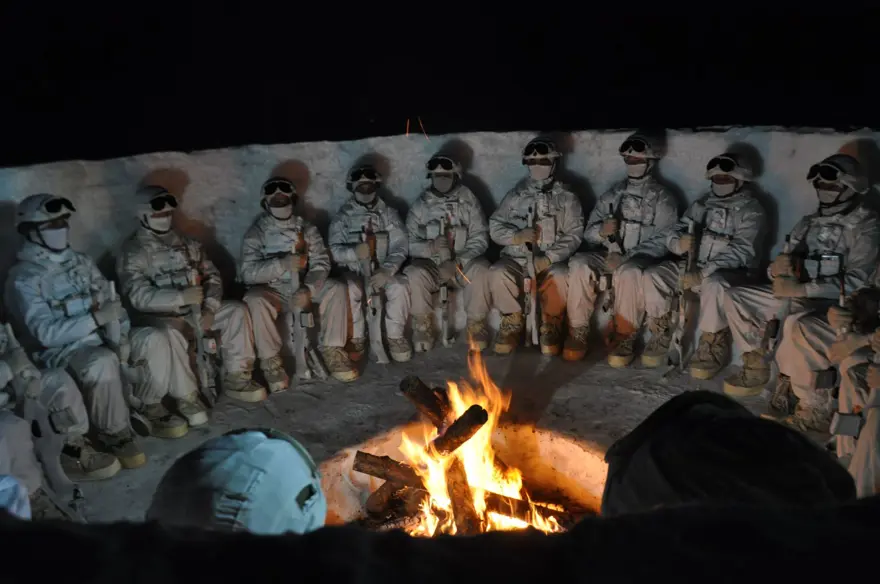 Komandoların 2 bin 200 metre rakımda, eksi 25 derecede zorlueğitimi 10 Komandoların 2 bin 200 metre rakımda, eksi 25 derecede zorlueğitimi 10