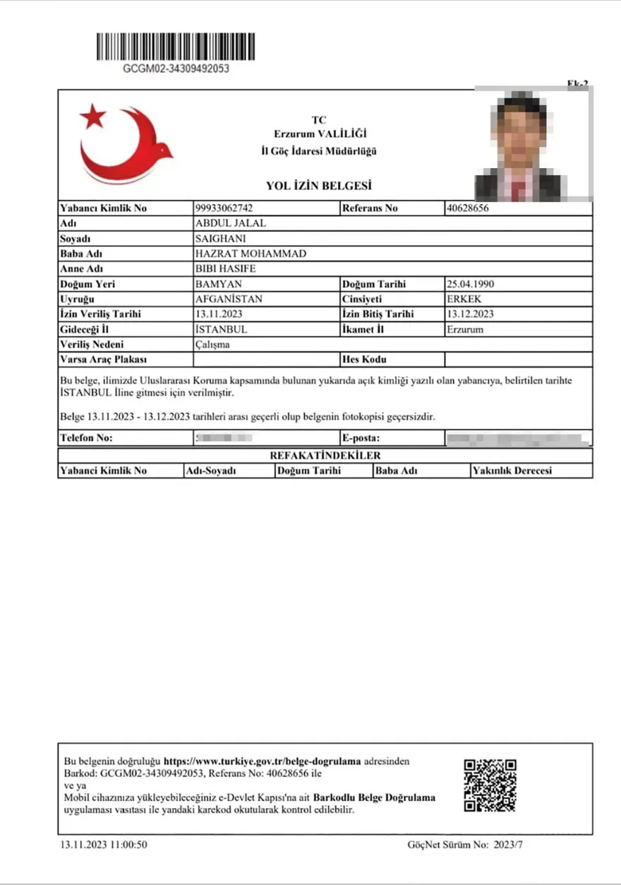 Bin liraya photoshopla yol izin belgesi: QR kod okumadı, yakayı ele verdi 3