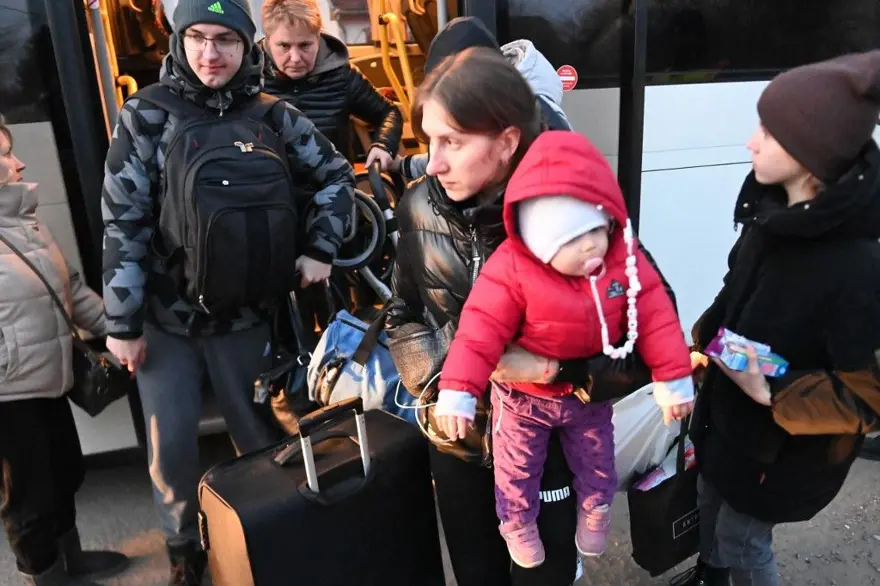 Mültecilerin dramı: Ukrayna'dan kitleler halinde kaçış 1