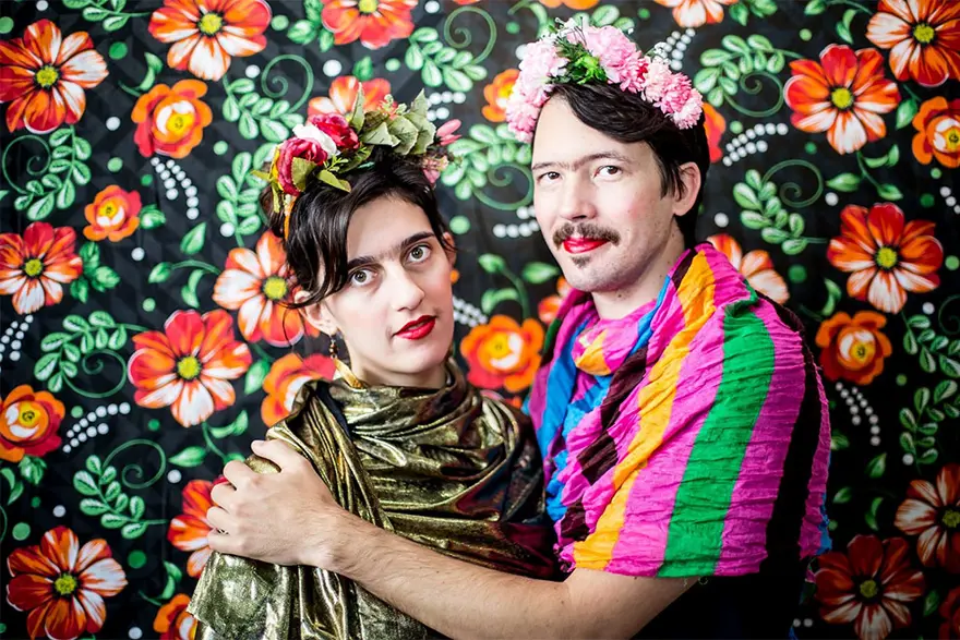Frida Kahlo'yu taklitleriyle andı 23