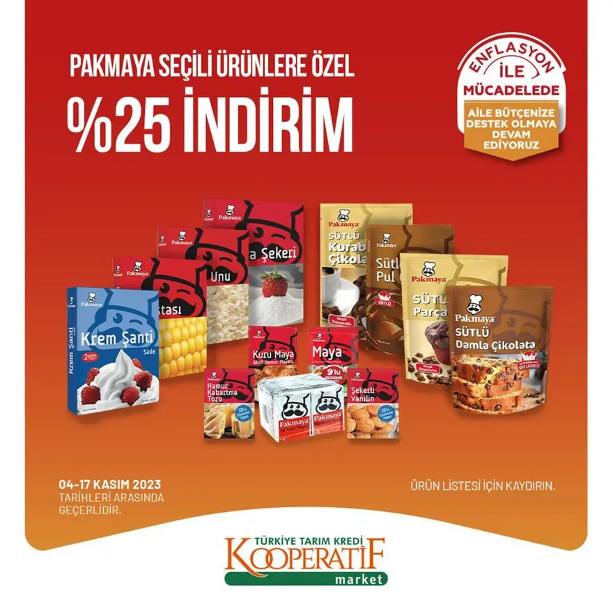 Tarım Kredi Kooperatif Market kasım ayına özel yeni indirimli ürünler listesi: Birçok üründe indirim rüzgarı (15-17 Kasım 2023 Tarım Kredi Market indirimleri) 58 Tarım Kredi Kooperatif Market kasım ayına özel yeni indirimli ürünler listesi: Birçok üründe indirim rüzgarı (15-17 Kasım 2023 Tarım Kredi Market indirimleri) 58