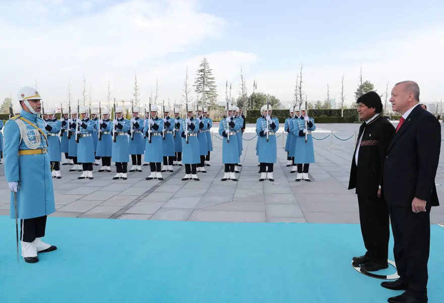 Bolivya lideri Morales Ankara'da 16