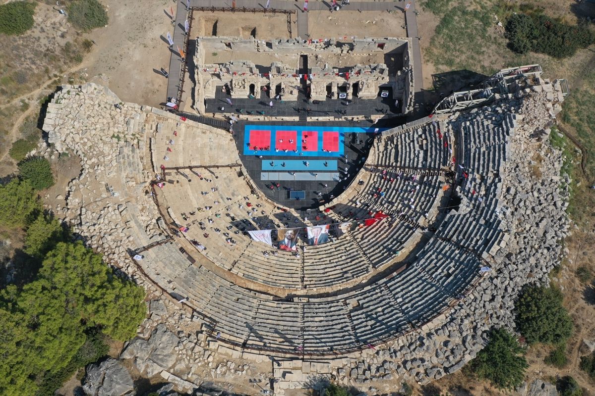 Patara Antik Kenti'nde spor etkinlikleri