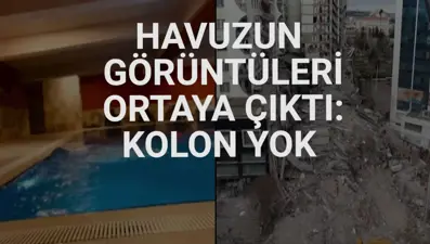 89 kişinin öldüğü Galeria Sitesi'nin havuzunun görüntüleri ortaya çıktı