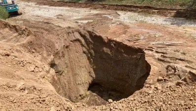 Konya'da 25 metre çapında yeni obruk