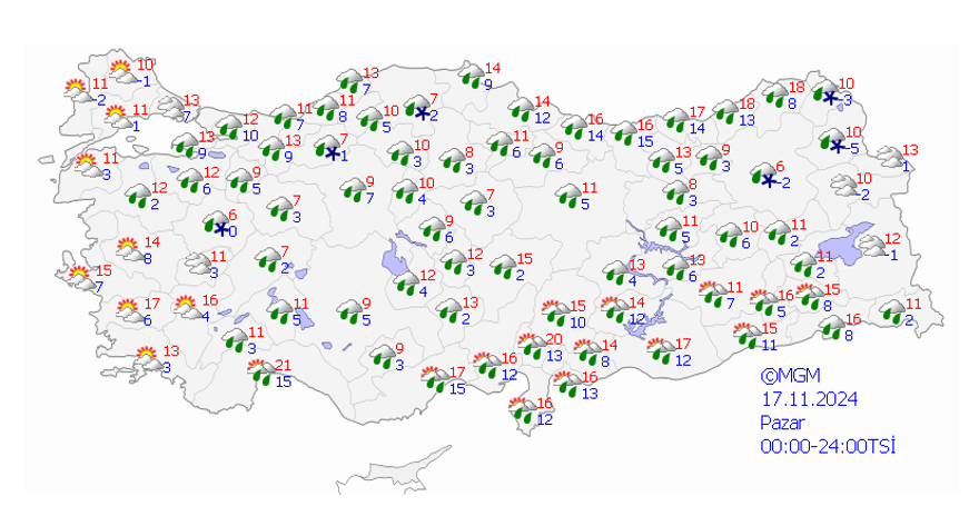 HANGİ İLLERDE KAR YAĞACAK? 2