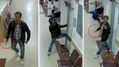 Hastaneden kendisiyle dönmek istemeyen kızını dövüp sağlık çalışanlarına saldırdı