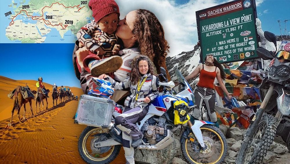 Türk gezgin Asil Özbay, motosikletiyle 3 kıtada 25 ülkeyi gezdi