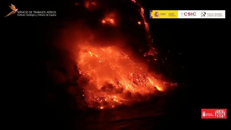 Cumbre Vieja Yanardağı şimdiye kadar 80 milyon metreküp lav püskürttü 5